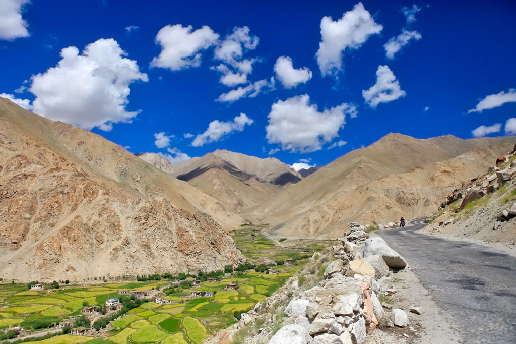 Ladakh in moto con Vedett Mototours, panorama
