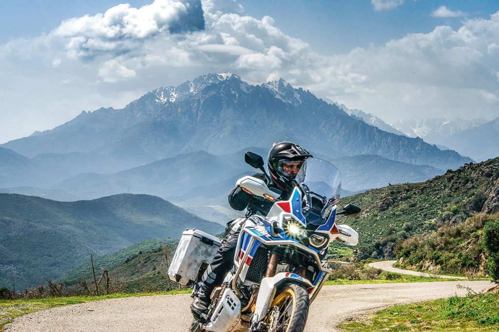 video Corsica in Africa Twin
