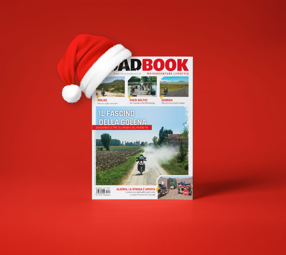 regala la rivista RoadBook a Natale 2019