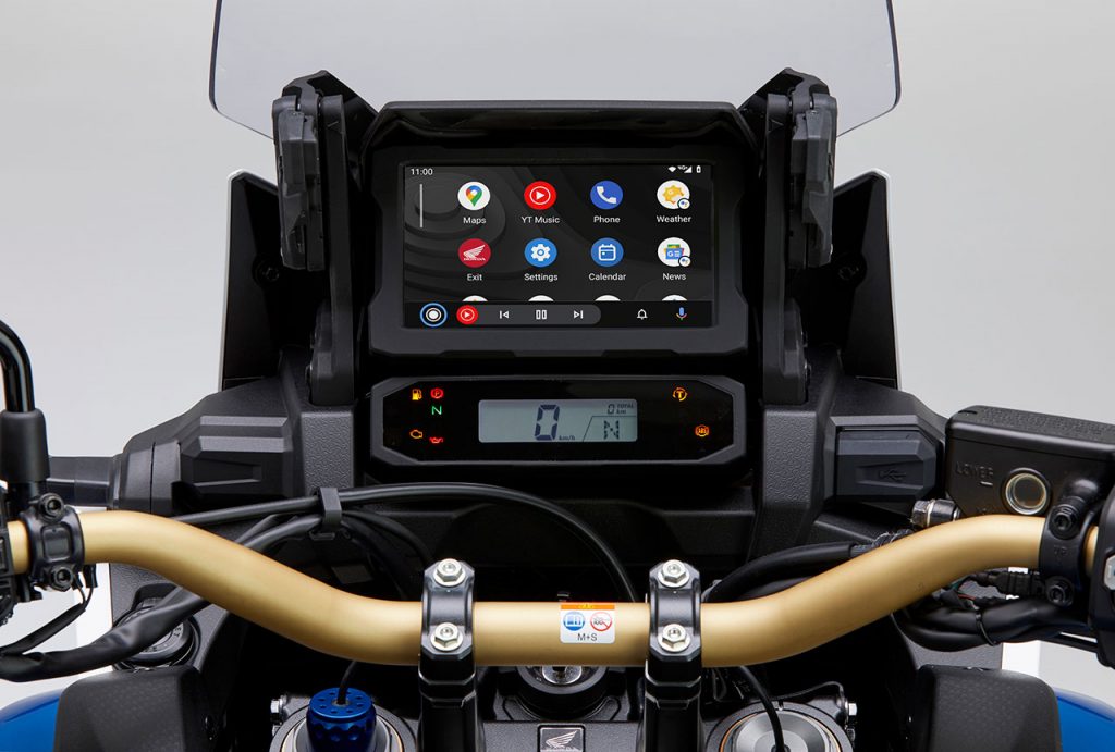 Honda CRF1100L Africa Twin con display Android Auto